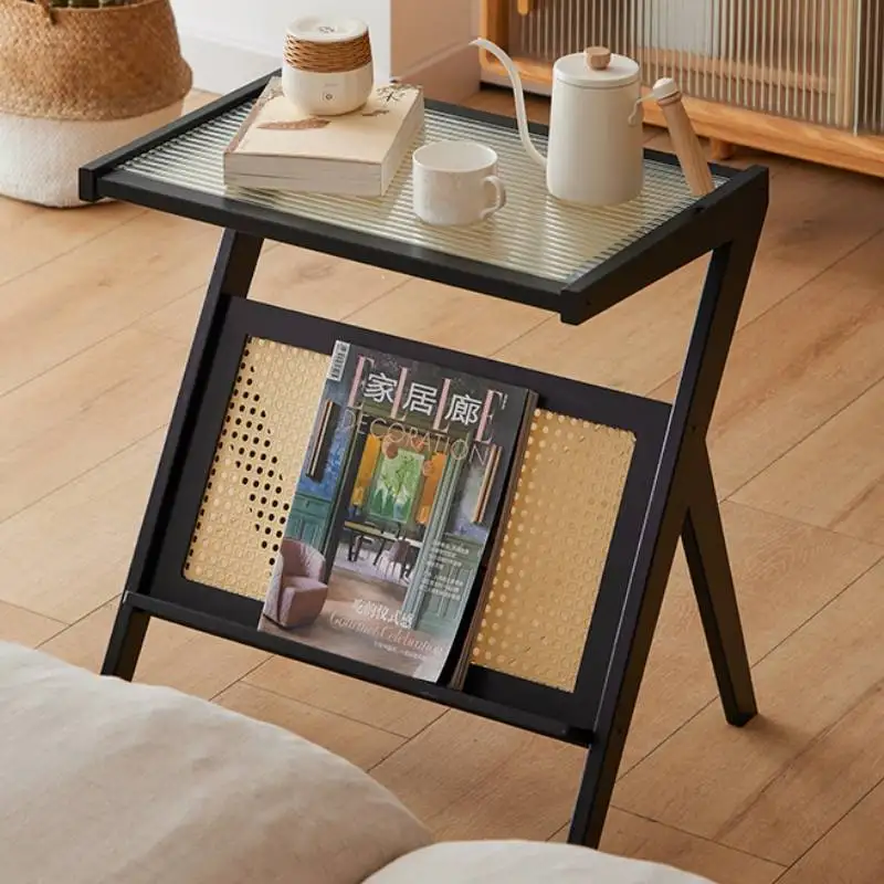 Nordic Storage Side Coffee Table Mirror Designer Aesthetic Wood Modern Coffee Tables Premium Cute Tavolino Da Salotto Furniture