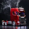 770S LESU 1/14 RC Tractor Truck 6*6 Metal Chassis RTR Car Model with Light Sound Smoking Differential Romote Control Vehicle Toy 3