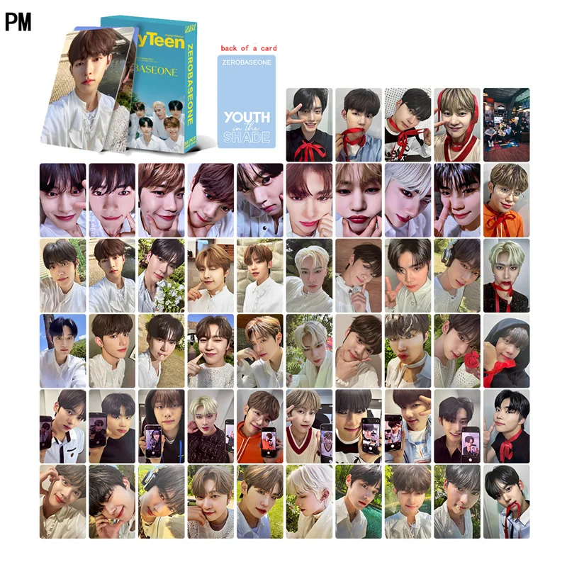50pcs/set BOYNEXTDOOR Album LOMO Card Laser Small Card 3 Inch Postcard Homemade Postcard Collection Gift KPOP ZB1