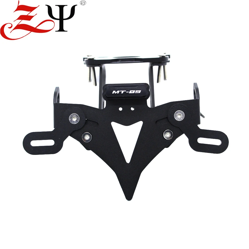 Motorcycle License Plate Holder For YAMAHA MT09 MT 09 License Plate Holder Tail Tidy Mount Bracket Rear Fender Eliminator MT-09 License Plate Holder,Motorcycle License Plate Holder