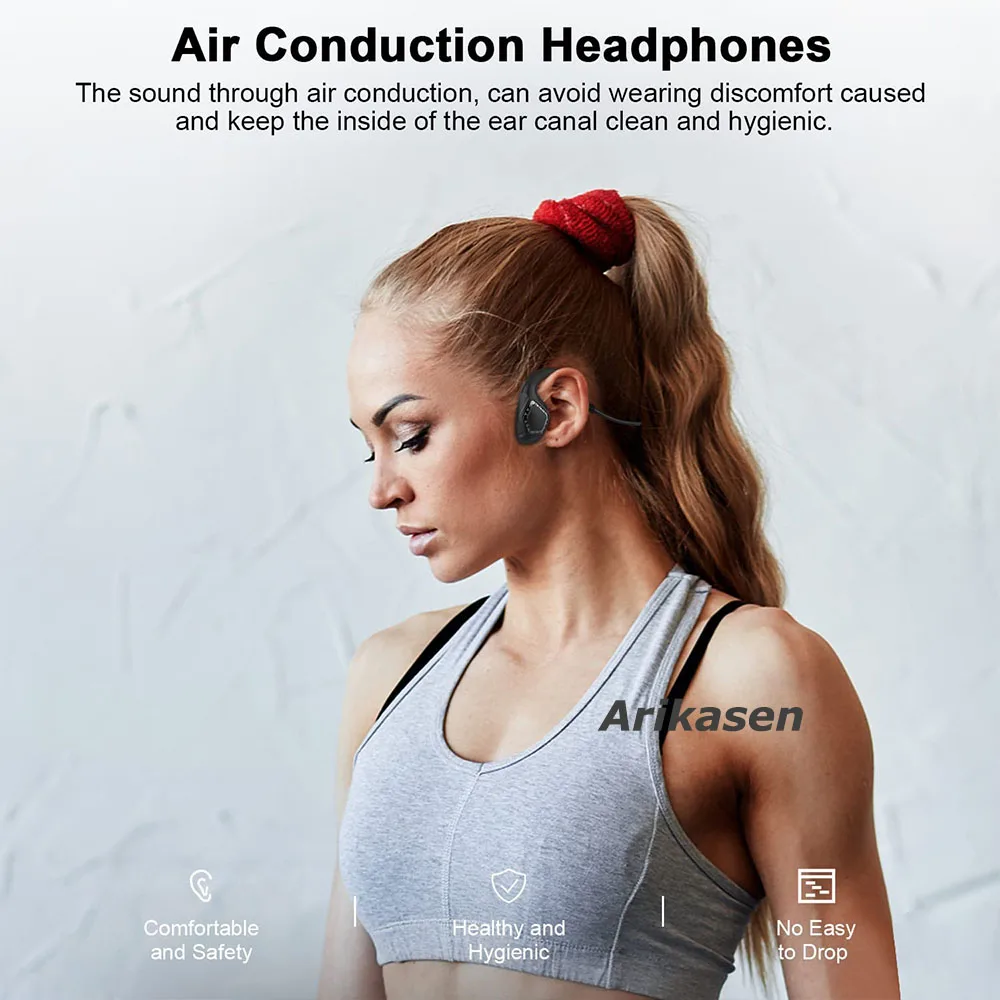 Headsets With Microphone Open Ear Wireless Bluetooth Noise Cancelling Air Conduction Headphones For Office_voghion.com