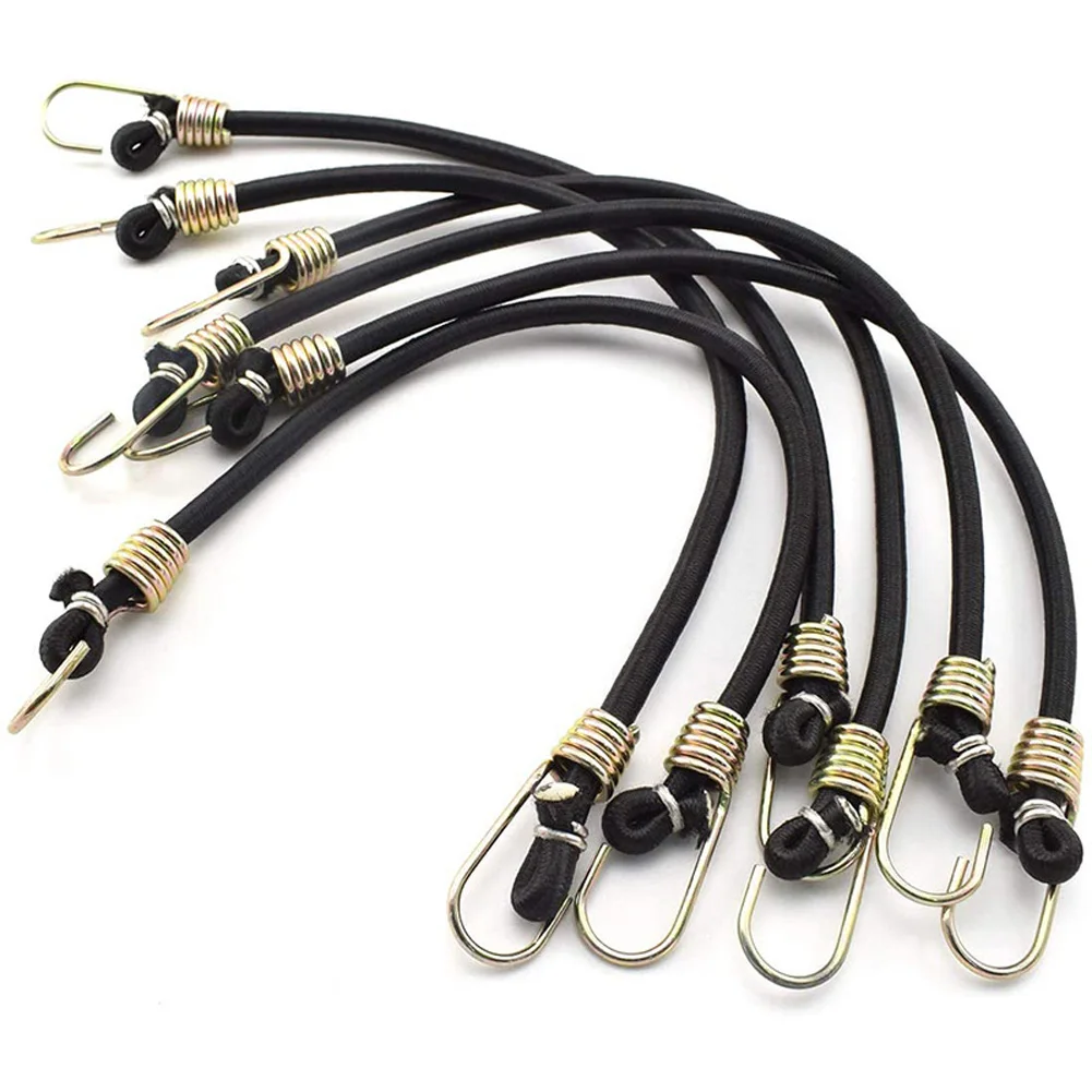 10-Pcs-Heavy-Duty-Elastic-Bungee-Cords-With-Carabiner-Luggage-Cord-30cm ...