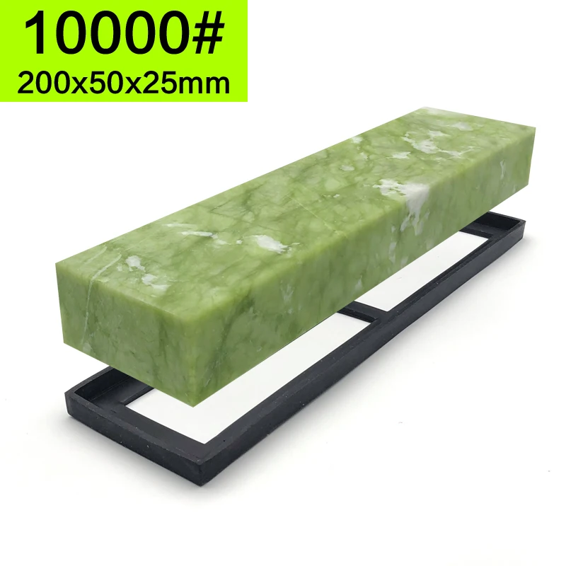 10000# Sharpening Stone Fine Natural Green Agate Grit400/1500/3000# Grinding Polishing Whetstone Professional honing tool 