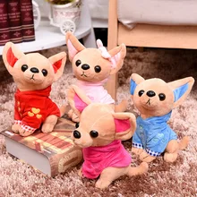 

Chihuahua Dog Plush Toys 17cm Lovely Stuffed Animals With Clothes Children Dolls Creative Toy Birthday Gift