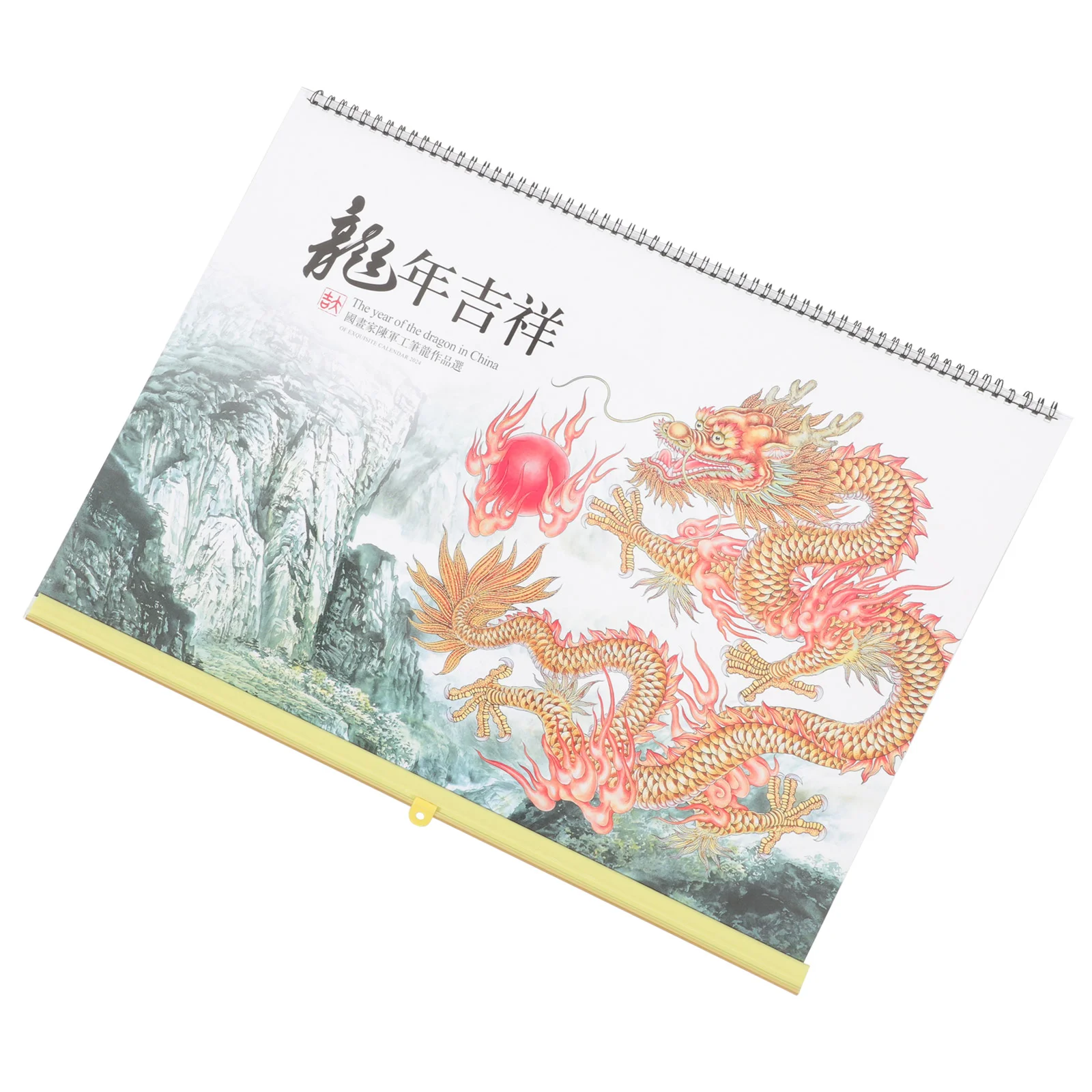 

Decorative Hanging Calendar Year of Dragon Wall Calendar Pendant Hanging Monthly Calendar New Year Calendar Chinese Style
