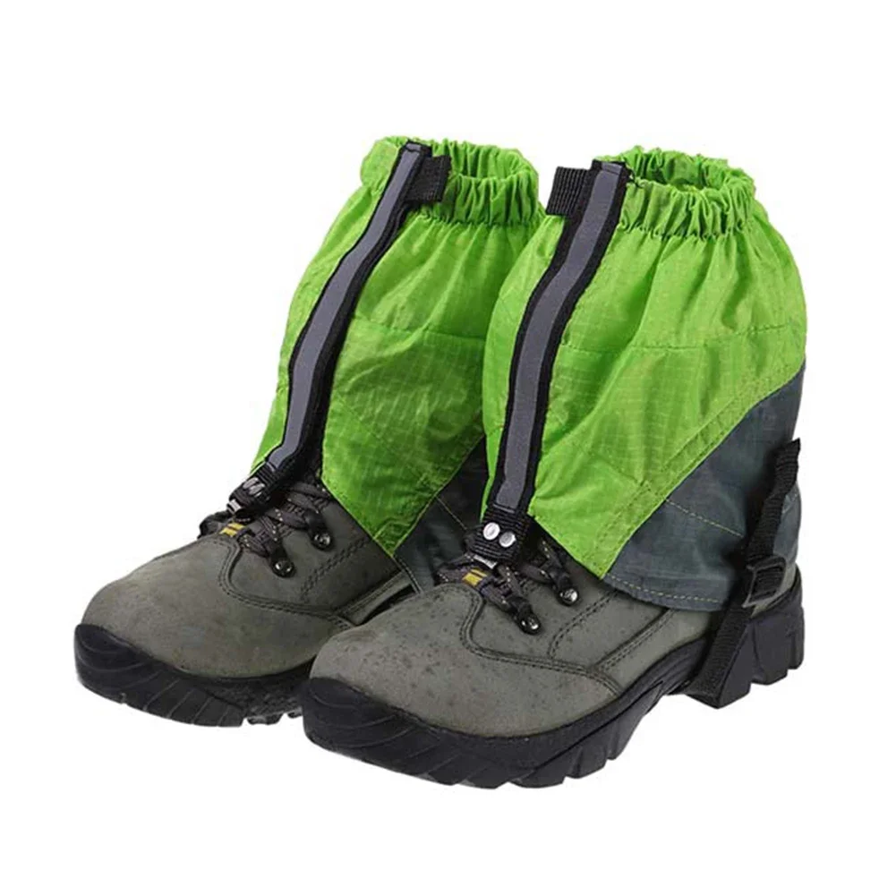 Waterproof Leg Gaiters Reflective Hiking Gaiters Climbing Easy To Clean Protect Your Shoes Reusable Sand-proof