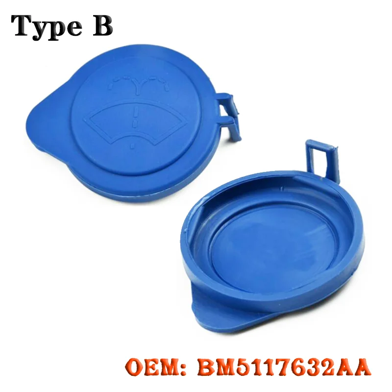 JEAZEA Windshield Wiper Washer Fluid Reservoir Cover Water Tank Bottle Cap For Ford Focus Escort Mondeo BM5117632AA DS7317K606AB