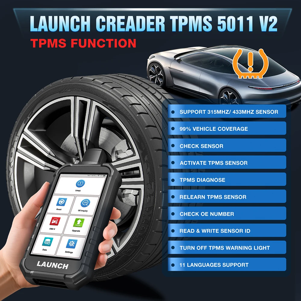 LAUNCH X431 Creader 5011 V2 Key Features and Benefits