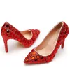 Fashion Spring Autumn Women's Pumps Rhinestone Pointed Toe Slip on PU 11CM Thin High Heels Princess Shoes for Work Office Women 1