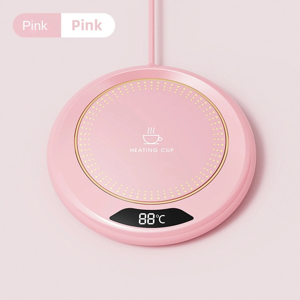 Intelligent constant temperature USB automatic heating and insulation coaster