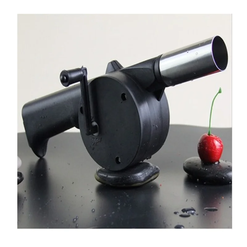 Hand Blower Air Blower Barbecue Blower Factory direct outdoor barbecue hair dryer portable manual blower Hand crank blower BBQ tools