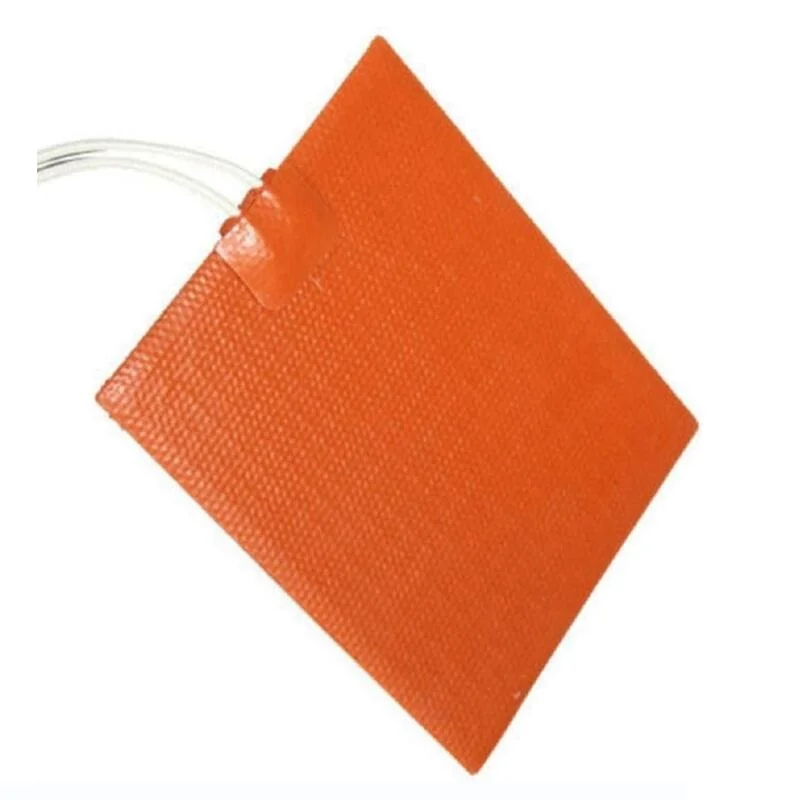 12v 24v 48v 110v 220v Silicone Rubber Electric Heating Pads Adhesive