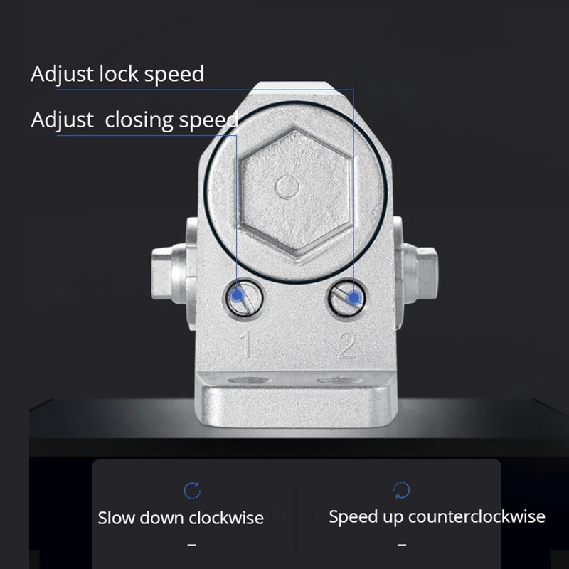 Door Closer Hydraulic Automatic 25KG to 80KG Adjustable Speed Stopper Closing Equipment Mute Soft Closing Hardware automatic door closer