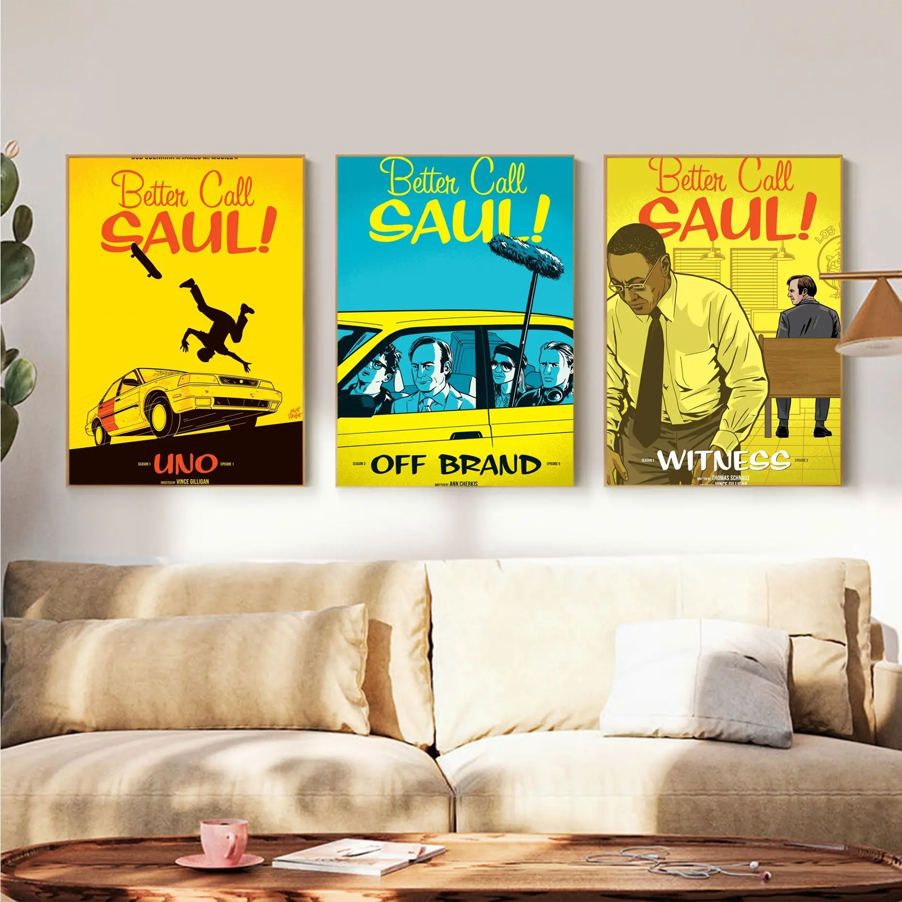 

Better Call Saul Tv Anime Posters Sticky Vintage Room Bar Cafe Decor Posters Wall Stickers
