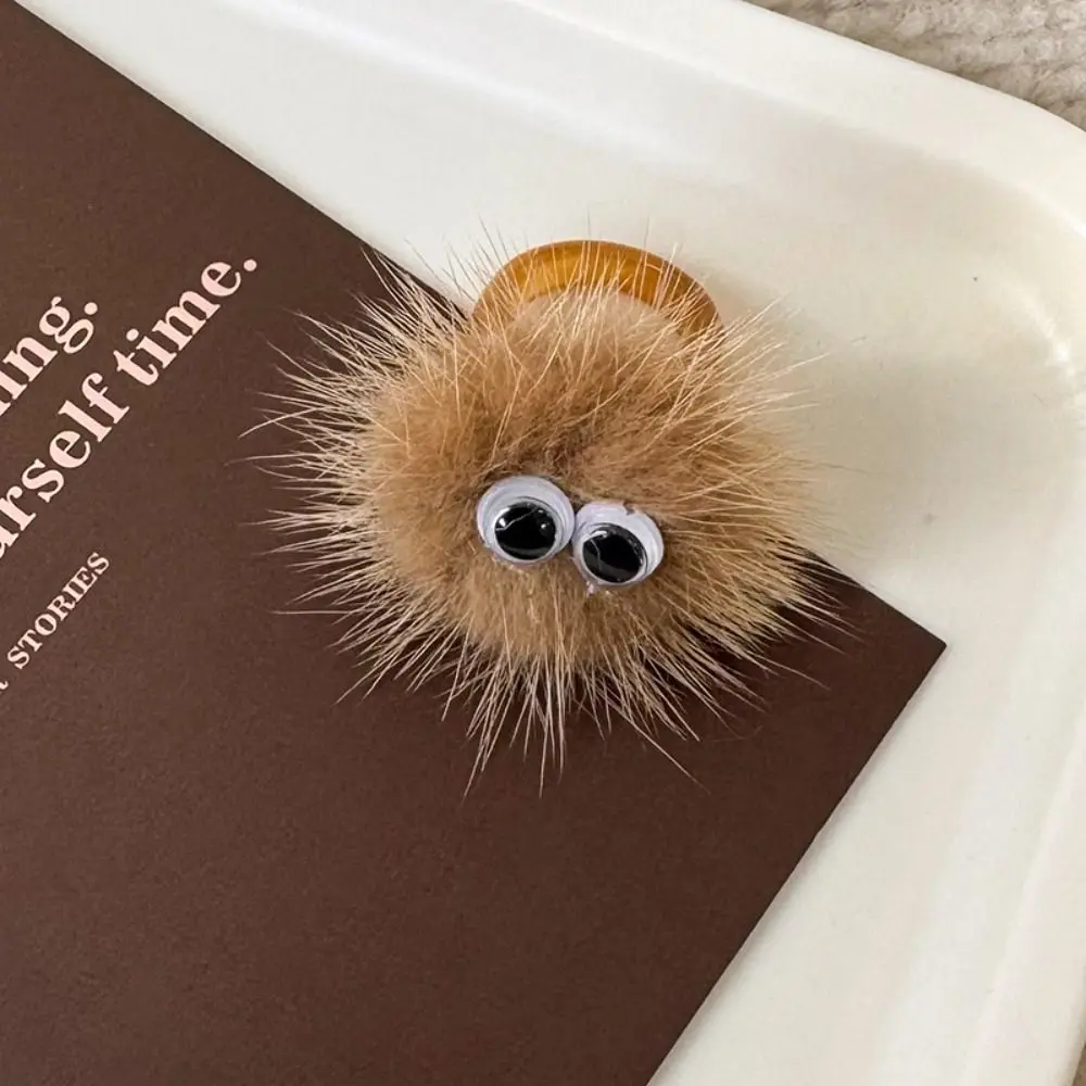 Moda Carino Kawaii Bricchette Occhi Anello Dito Occhio Briquet Anello Cartone Animato Peluche Anello Aperto Morbido Regolabile Gioielli In Stile Corea