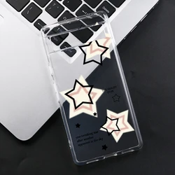Luxury Super Star Transparent Soft TPU Phone Case - Pixel 8A (Style 1)