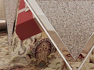 silver coffee table for living room