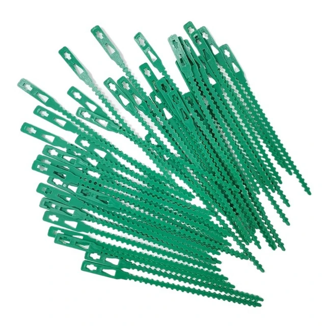 11/13/17/23cm Adjustable Plastic Plant Cable Ties Reusable Shrub Fastener for Garden Tree Climbing Support Vine Tomato Stem Clip 3