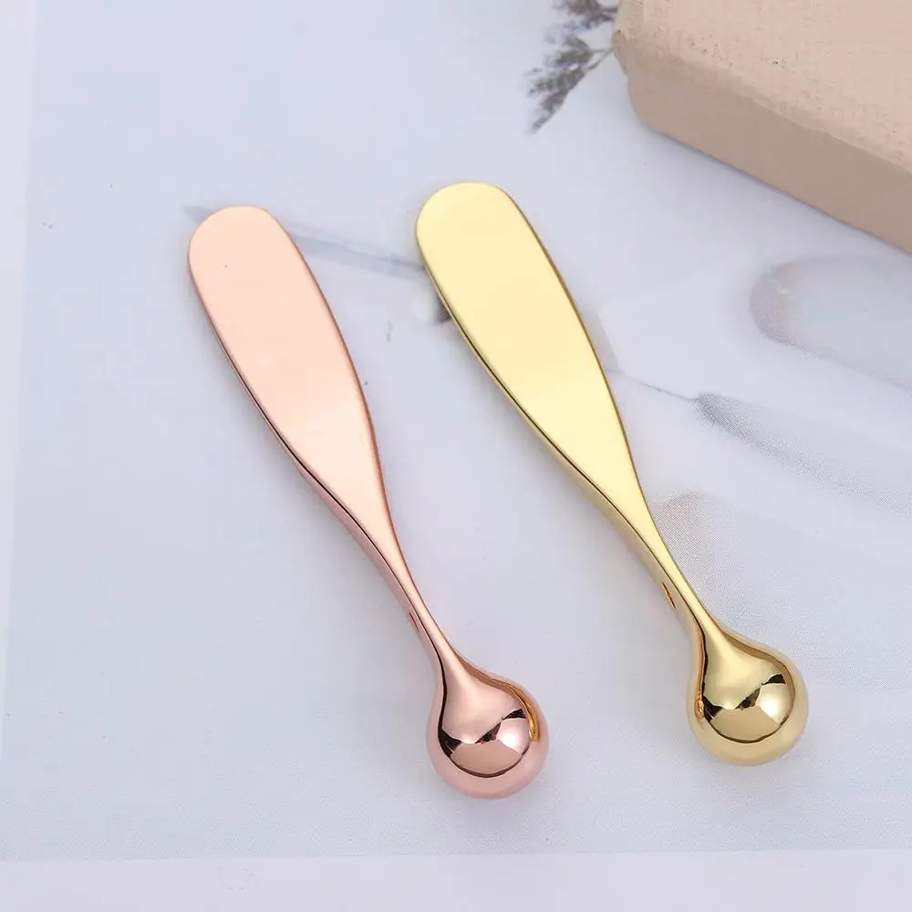 Anti Wrinkle Eye Cream Applicator Mixing Spatulas Preminum Metal Face Mask Spoon Sticks Eye Cream Massage Sticks Beauty Scoop