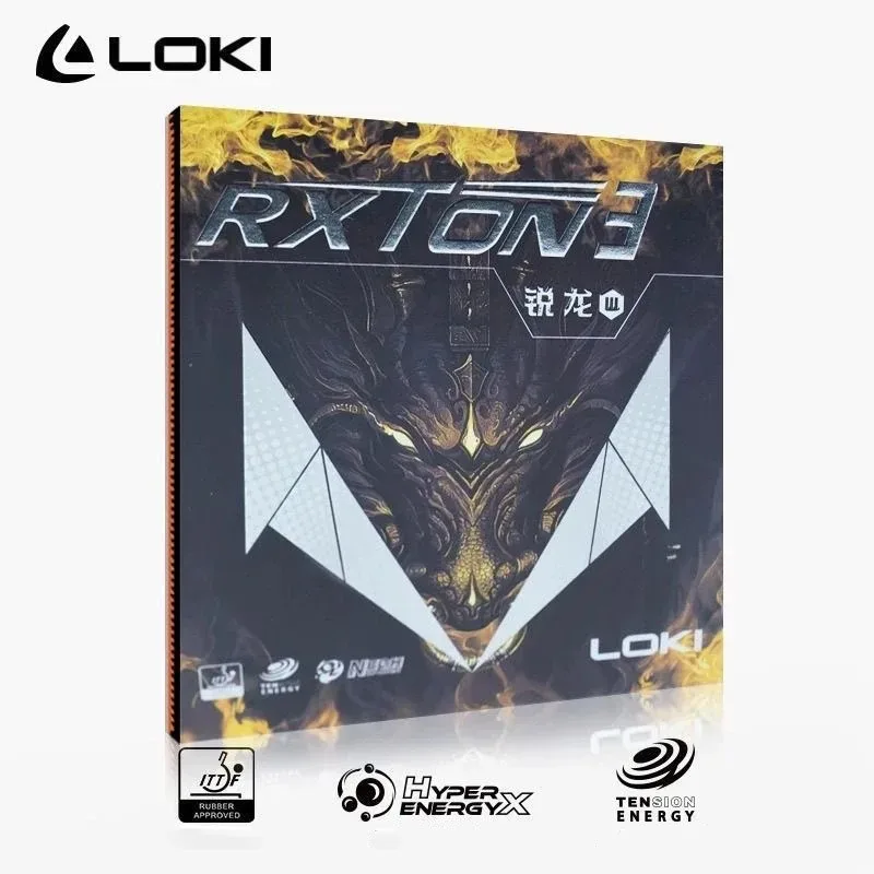 Original LOKI RXTON 3 Sticky Table Tennis Rubber Ping Pong Rubber Sponge Table Tenis Cake Sponge Ping Pong Accessories