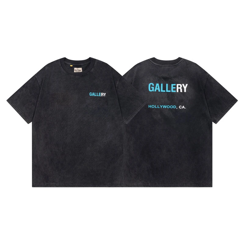 

DEPT Woman Fashion Brand T-Shirt Men Short Sleeve GALLERY Print Summer Cotton Short Sleeve Shirt
