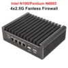 Topton Solid Fanless Firewall Mini PC Intel N100 Pentium N6005 4 LANs i226-V 2.5G DDR4 COM USB-C pfSense OPNsense ESXi Computer 1