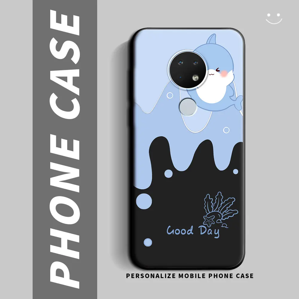 Shockproof Silicone Soft TPU Phone Case with Fashion Cartoon Design