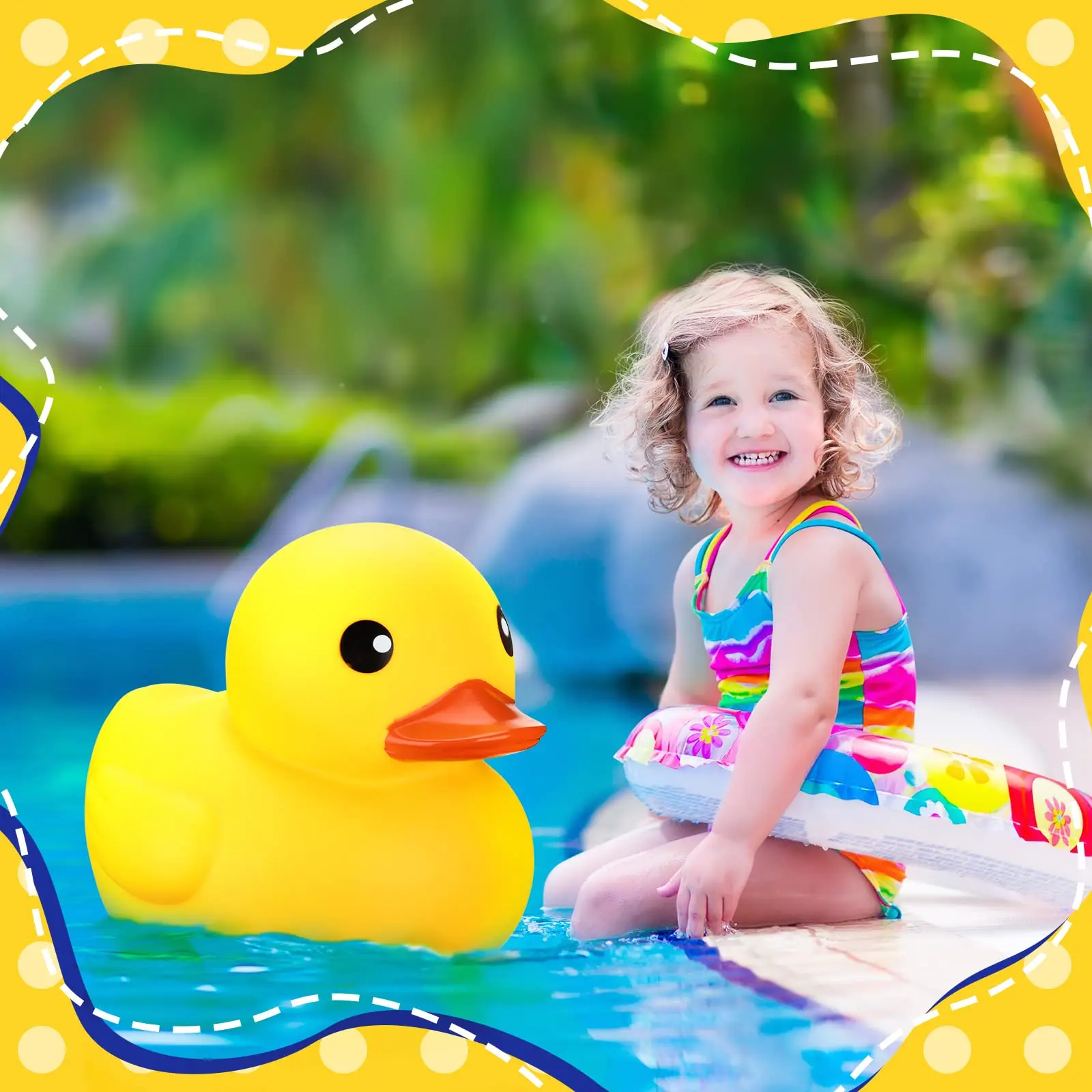 Rubber Duck Giant Ducks Large Rubber Duck Gender Reveal Party Rubber Duck 13 Inch Duck Shower Birthday Party Favor 5