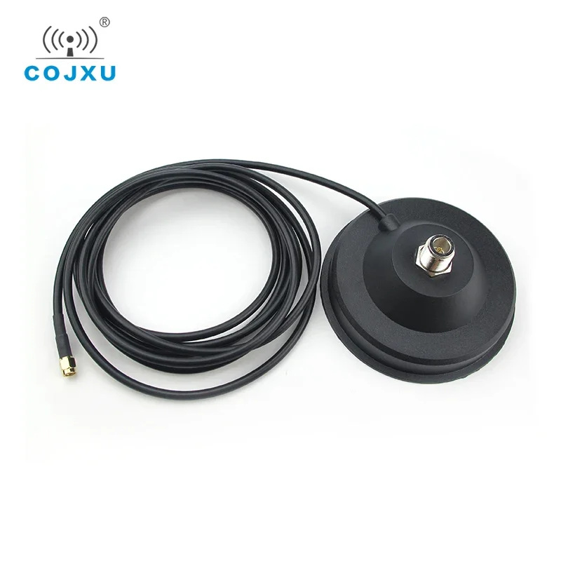 NK Interface Large Suker Antenna Base 3m SMA-J Feeder Cable Diameter 115mm for Fiberglass and Sucker Antena XP-NK-SJ-300 car radio accessory pl259 port 5m feeder cable big magnet mount bracket for ham amateur car walkie talkie antenna base