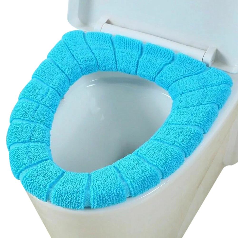 Universal Four Seasons Thickened Househol Soft Mat Autumn Winter Toilet Cover Toilet Seat Cushion Thick Washable Warm Pads 30cm Toilet Seat Cover Toilet Seat Accessories