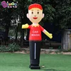2.7 Meters Height Inflatable Car Wash Air Dancer For Advertising Decoration 10ft Blow Up Tube Man Balloon 3