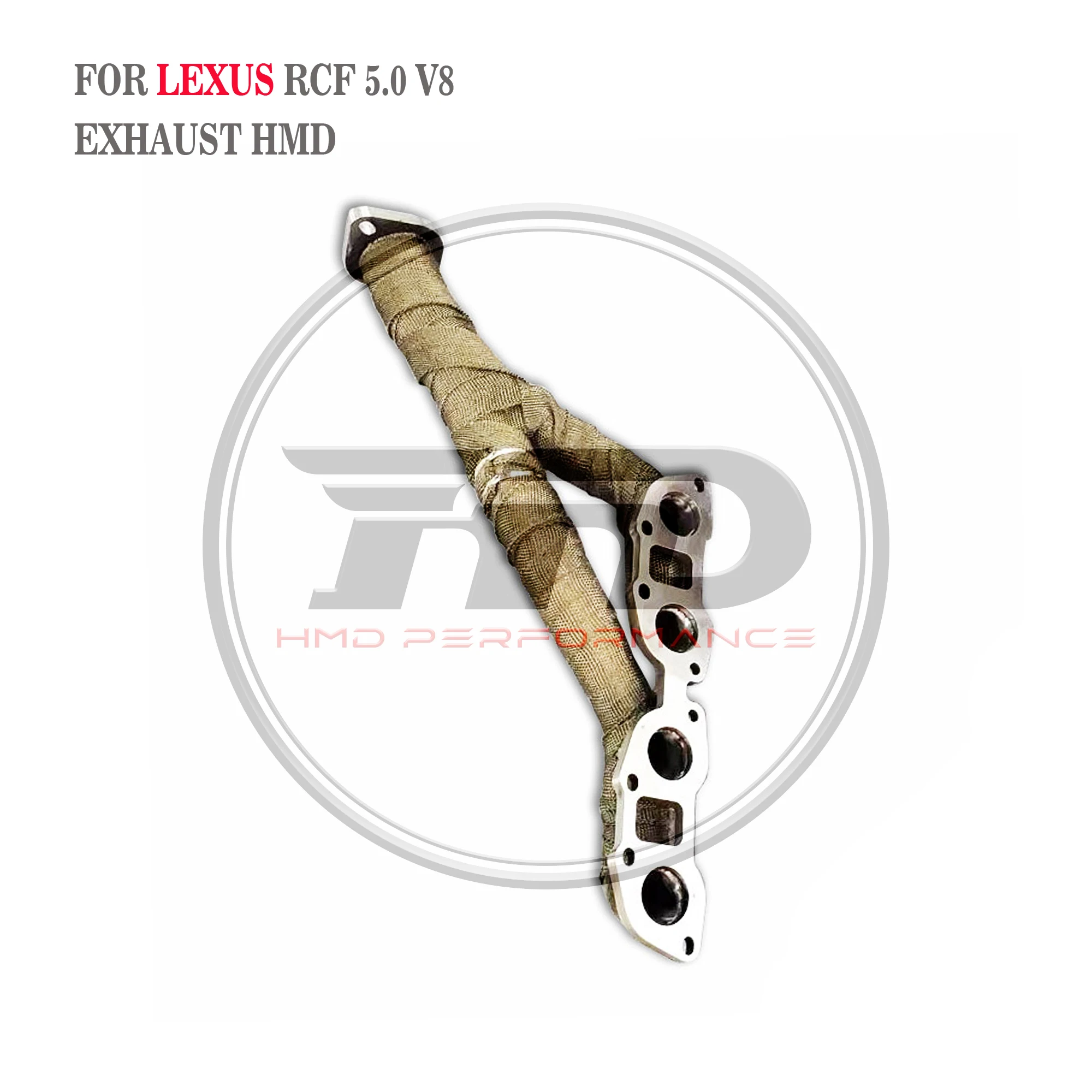 

HMD Exhaust System For LEXUS RCF 5.0 V8 Exhaust Manifold With Insulation