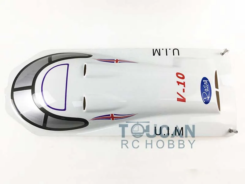 G26IP1 ARTR Gasoline 26CC-Clutch Engine RC Racing Boat Model Deep-V Shaft Rudder White TH02721 5