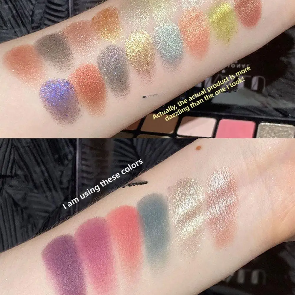 Utopia 40 Color Eyeshadow Palette With Glitter Shimmer And Matte Finishes Easy To Color Eye Makeup Palette