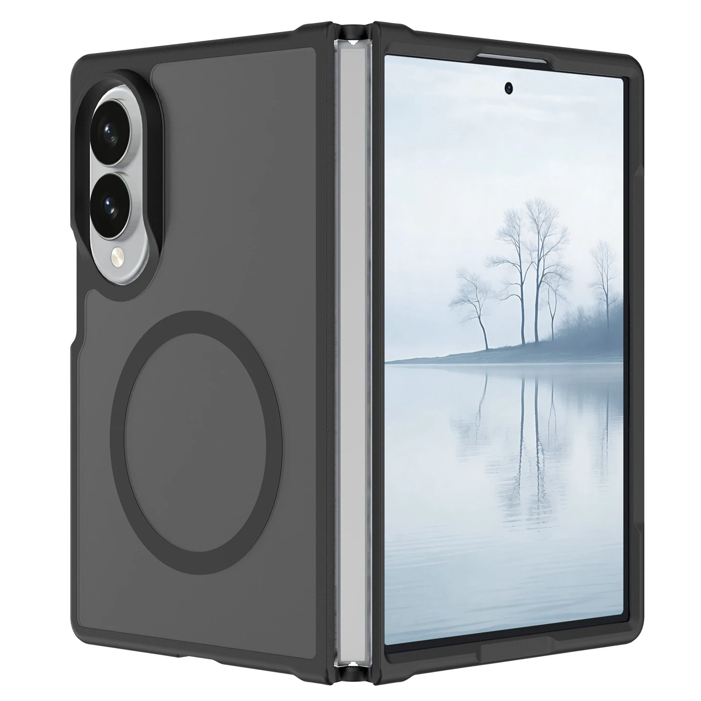 Magnetic Matte Translucent Shockproof Phone Case