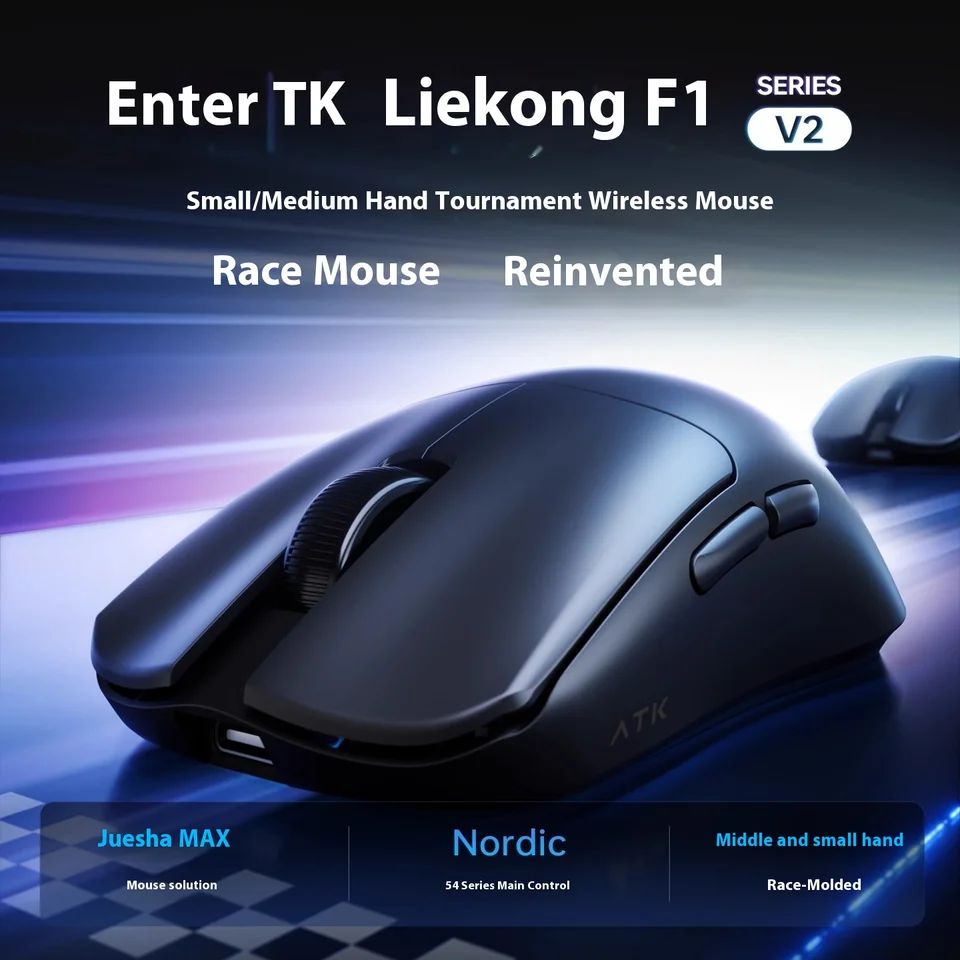 New Atk Blazing Sky F1 V2 Ultimate Mouse Wireless Paw3950utrla