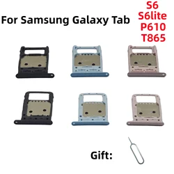 Enhanced Micro Tablet SIM and SD Card Adapter Tray Holder (For P610 P615 Blue)