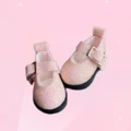 Glittering pink