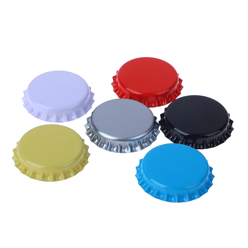 Tinplate Beer Bottle Caps 100PCS for DIY Home Brewing