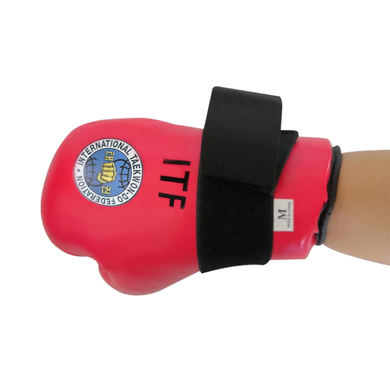 Taekwondo Protective Gear Red/Blue ITF Hand Foot Ankle