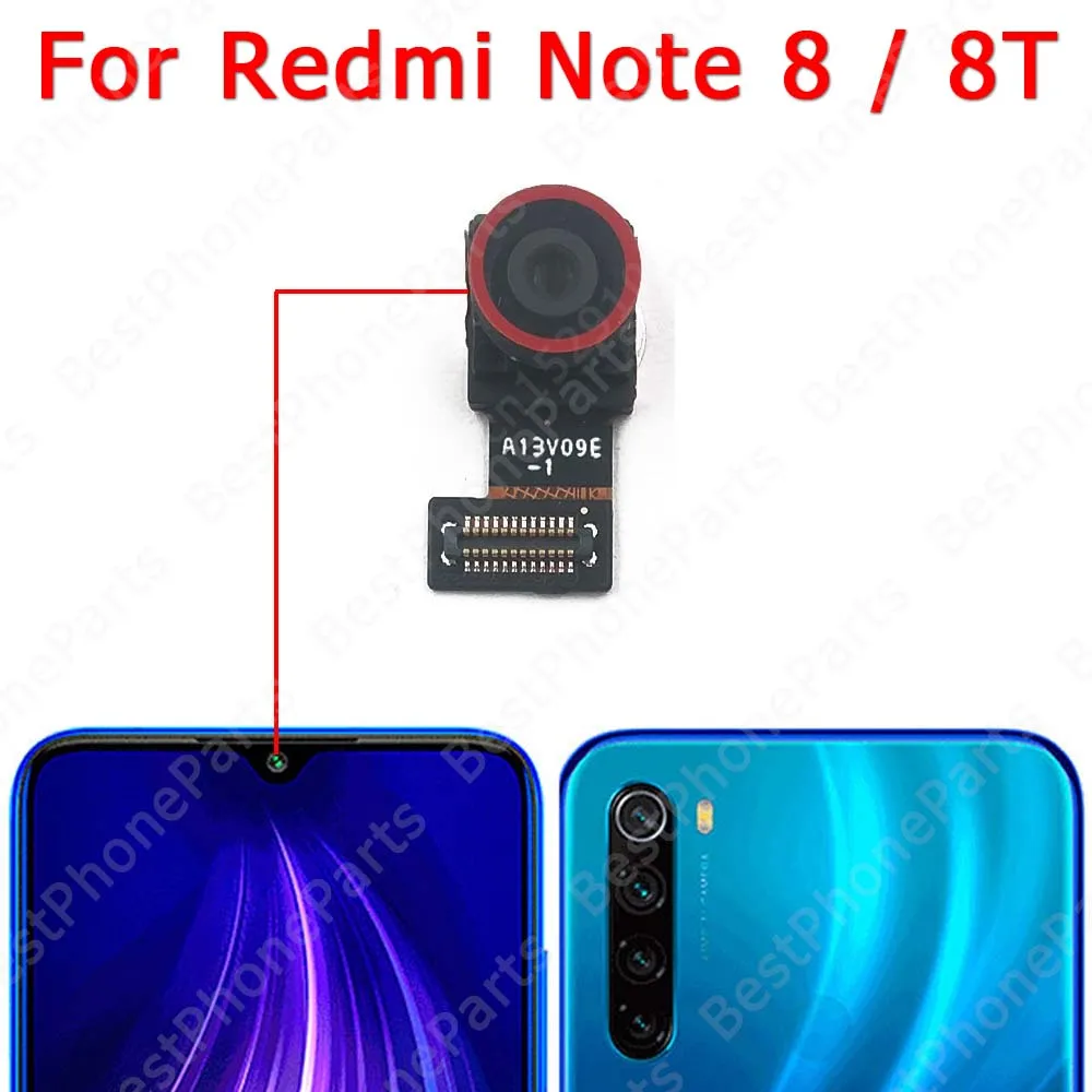 Front Camera For Xiaomi Redmi Note 7 8 8T 9 9S 9T 10 11 Pro 10S 5 5A 6 Selfie Camera Module Frontal Small Spare Parts