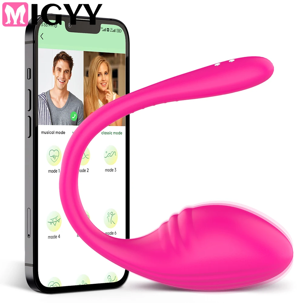 APP-Steuerung Vibro-Liebesei Tragbares Damenhöschen Vibrator Vagina G-Punkt-Stimulator Interaktion Erwachsenes Sexspielzeug für Paare 1