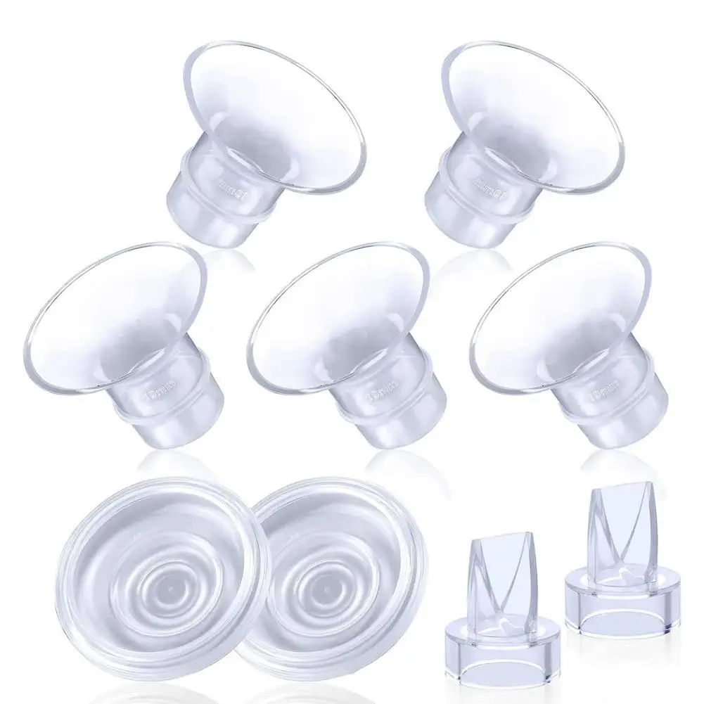 Food-grade Silicone Nipple Adapters Bpa-free Breast Pump Parts Universal Breast Pump Caliber Converters Easy Safe for Efficient