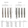 CMCP 2pcs Morse Taper Reamer Set MT0/MT1/MT2/MT3/MT4 Steel Hand Reamers For Milling Finishing Cutter Tool 2
