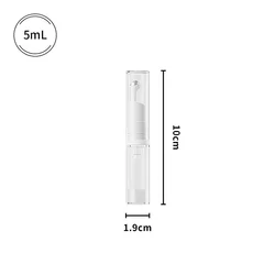 Portable Refillable Roller Ball Dispenser Bottle (White - 5ml)