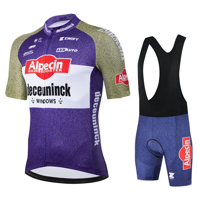 2025 Alpecin Pro Team New Bicycle Short Sleeve Maillot Ciclismo Summer Breathable Cycling Clothing Sets Men Cycling Jersey Suit 6