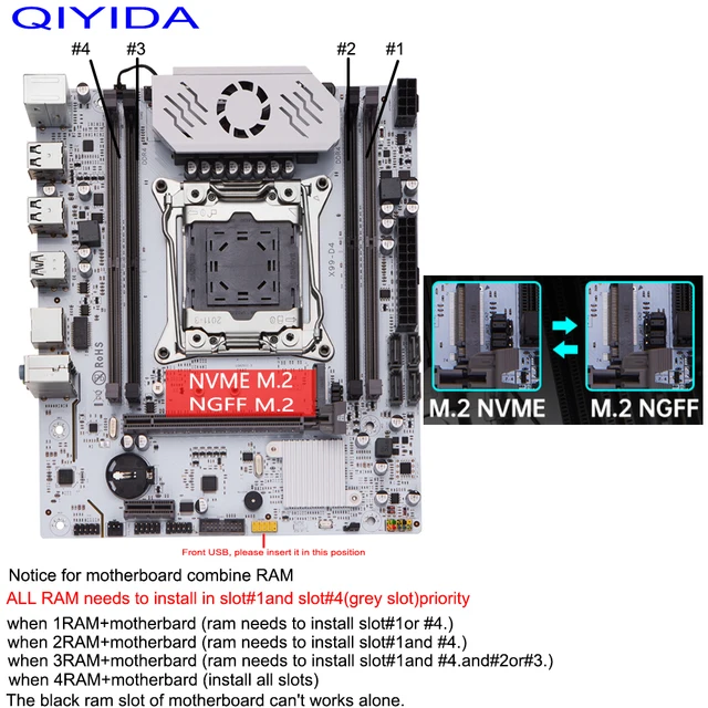 다양한 사용 시나리오에 적합한 QIYIDA X99 마더보드