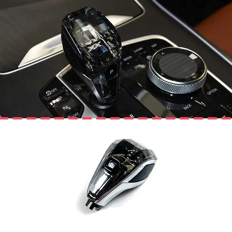 Crystal Knob Gearbox Shift Lever Handle For BMW X5/X6/7/5/6GT/X3i/X4/1