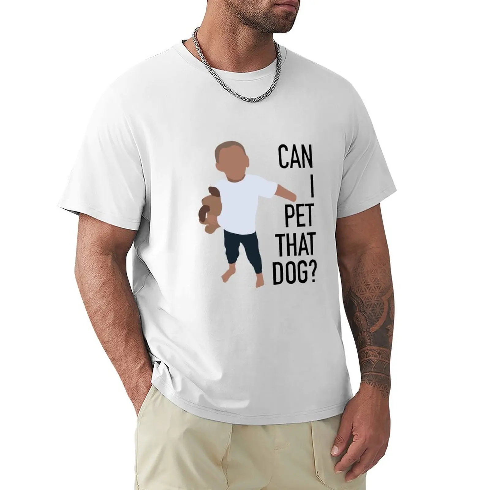

Can I Pet That Dog Vine T-Shirt tees animal prinfor boys heavyweight t shirts for men