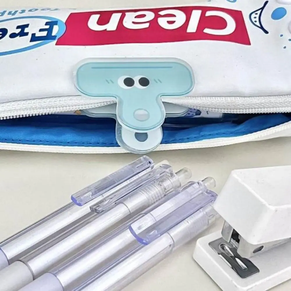 재미있는 연필 케이스 치약 모양 연필 케이스 학생 문구 학교 용품 화장품 파우치 선물 개학 선물